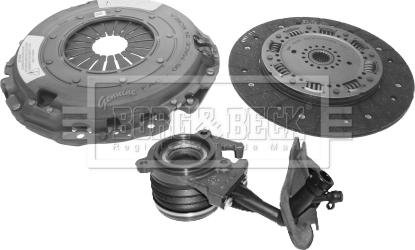 Borg & Beck HKT1425 - Комплект сцепления abcparts.ee