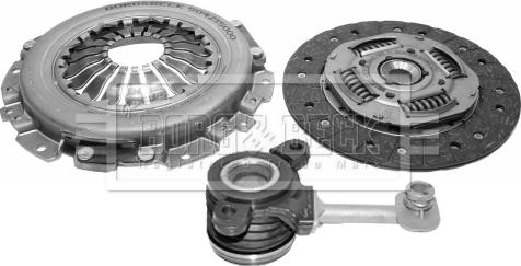 Borg & Beck HKT1161 - Комплект сцепления abcparts.ee