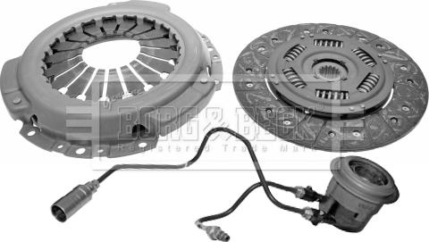 Borg & Beck HKT1170 - Комплект сцепления abcparts.ee