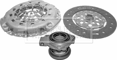 Borg & Beck HKT1334 - Комплект сцепления abcparts.ee