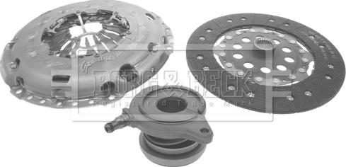 Borg & Beck HKT1290 - Комплект сцепления abcparts.ee