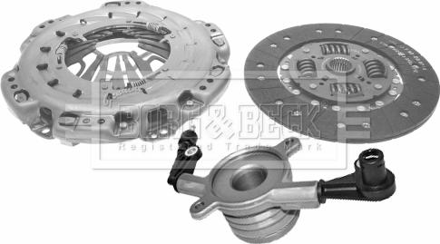 Borg & Beck HKT1282 - Комплект сцепления abcparts.ee