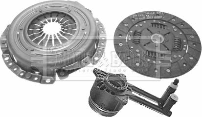 Borg & Beck HKT1223 - Комплект сцепления abcparts.ee