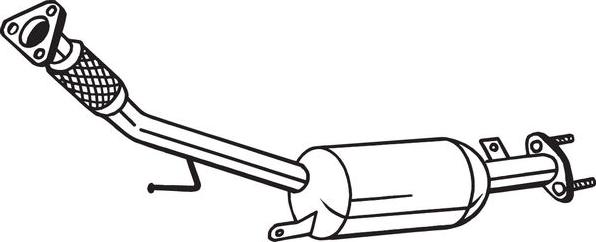 Bosal 097-211 - Сажевый / частичный фильтр, система выхлопа ОГ abcparts.ee