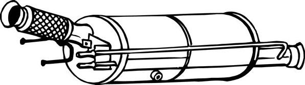 Bosal 095-353 - Сажевый / частичный фильтр, система выхлопа ОГ abcparts.ee