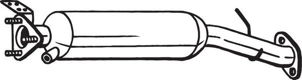 Bosal 095-341 - Сажевый / частичный фильтр, система выхлопа ОГ abcparts.ee