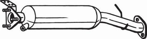 Bosal 097-341 - Сажевый / частичный фильтр, система выхлопа ОГ abcparts.ee