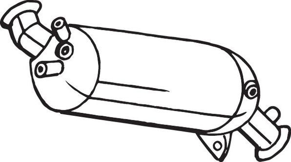 Bosal 095-231 - Сажевый / частичный фильтр, система выхлопа ОГ abcparts.ee