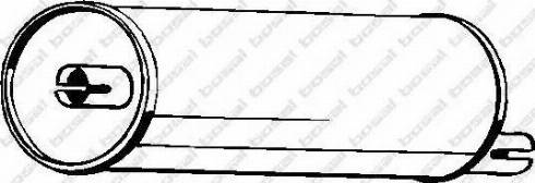 Bosal 166-049 - Средний глушитель выхлопных газов abcparts.ee