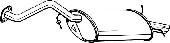 Bosal 115-157 - Глушитель выхлопных газов, конечный abcparts.ee