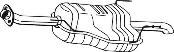 Bosal 185-635 - Глушитель выхлопных газов, конечный abcparts.ee