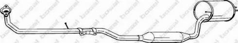 Bosal 292-235 - Средний глушитель выхлопных газов abcparts.ee