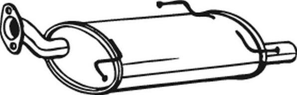 Bosal 219-383 - Глушитель выхлопных газов, конечный abcparts.ee