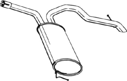 Bosal 281-619 - Lõppsummuti abcparts.ee