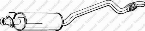 Bosal 281-389 - Средний глушитель выхлопных газов abcparts.ee