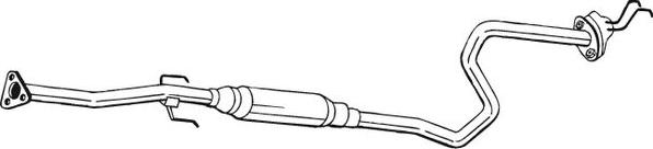 Bosal 287-617 - Средний глушитель выхлопных газов abcparts.ee