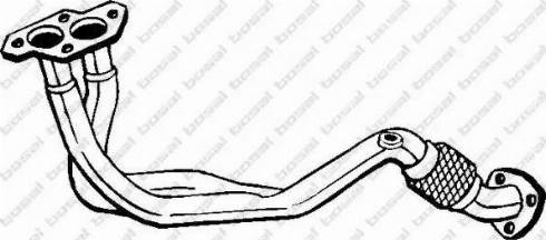 Bosal 753-149 - Труба выхлопного газа abcparts.ee