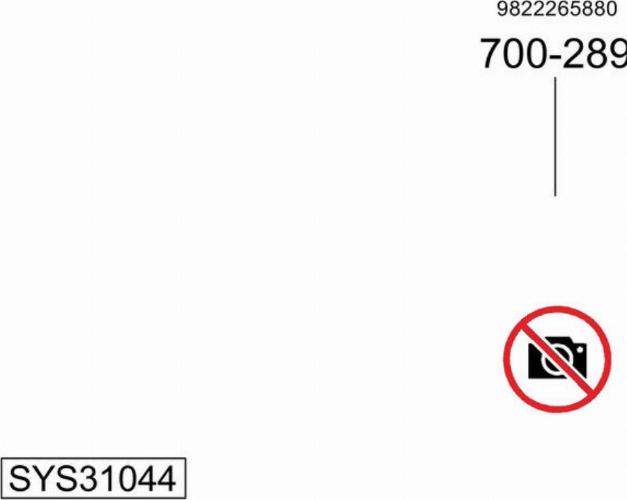 Bosal SYS31044 - Система выпуска ОГ abcparts.ee