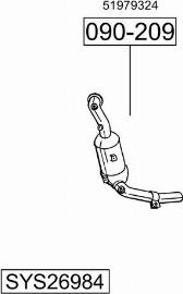 Bosal SYS26984 - Система выпуска ОГ abcparts.ee