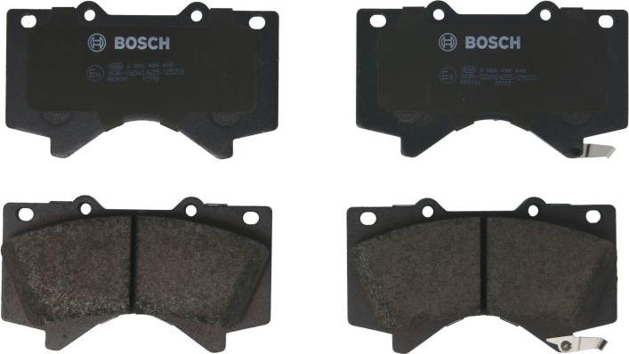 BOSCH 0 986 494 449 - Тормозные колодки, дисковые, комплект abcparts.ee