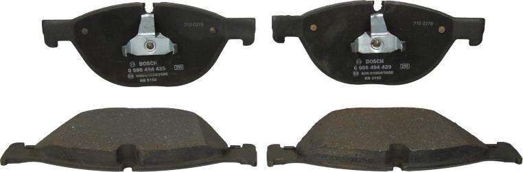 BOSCH 0 986 494 429 - Тормозные колодки, дисковые, комплект abcparts.ee