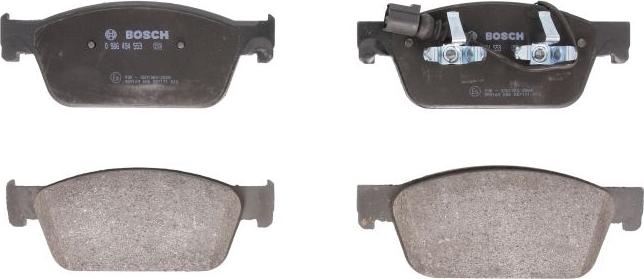 BOSCH 0 986 494 553 - Тормозные колодки, дисковые, комплект abcparts.ee