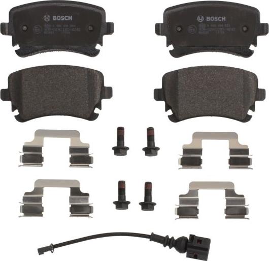 BOSCH 0 986 494 583 - Тормозные колодки, дисковые, комплект abcparts.ee