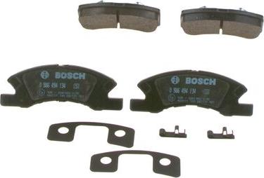BOSCH 0 986 494 134 - Тормозные колодки, дисковые, комплект abcparts.ee