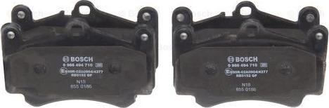 BOSCH 0 986 494 710 - Тормозные колодки, дисковые, комплект abcparts.ee