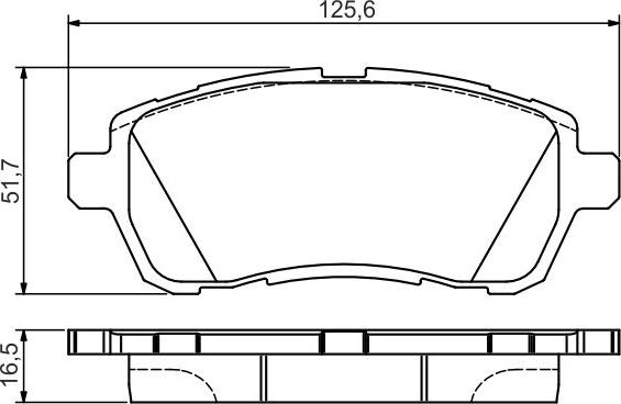 BOSCH 0 986 495 108 - Тормозные колодки, дисковые, комплект abcparts.ee