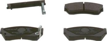 BOSCH 0 986 493 340 - Тормозные колодки, дисковые, комплект abcparts.ee