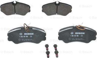 BOSCH 0 986 460 998 - Тормозные колодки, дисковые, комплект abcparts.ee