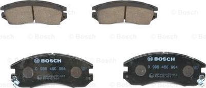 BOSCH 0 986 460 984 - Тормозные колодки, дисковые, комплект abcparts.ee