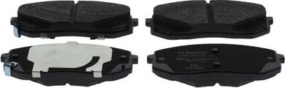 BOSCH 0 986 460 077 - Тормозные колодки, дисковые, комплект abcparts.ee