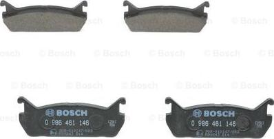 BOSCH 0 986 461 146 - Тормозные колодки, дисковые, комплект abcparts.ee