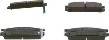 BOSCH 0 986 461 143 - Тормозные колодки, дисковые, комплект abcparts.ee