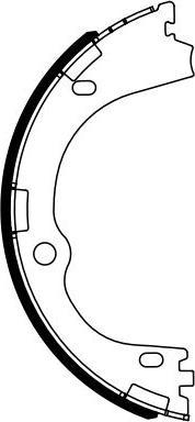 BOSCH 0 986 487 965 - Комплект тормозов, ручник, парковка abcparts.ee