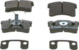 BOSCH 0 986 424 642 - Тормозные колодки, дисковые, комплект abcparts.ee