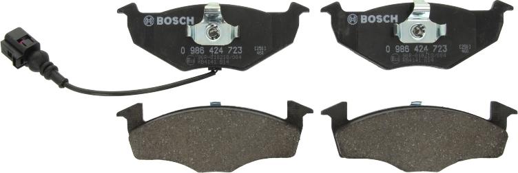 BOSCH 0 986 424 723 - Тормозные колодки, дисковые, комплект abcparts.ee