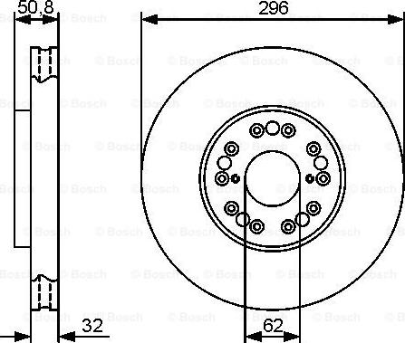 BOSCH 0 986 479 429 - Тормозной диск abcparts.ee