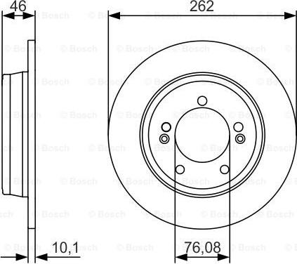 BOSCH 0 986 479 A16 - Тормозной диск abcparts.ee
