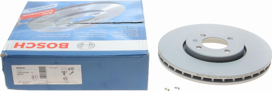 BOSCH 0 986 479 E81 - Тормозной диск abcparts.ee