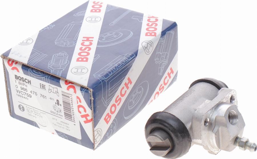 BOSCH 0 986 475 761 - Колесный тормозной цилиндр abcparts.ee