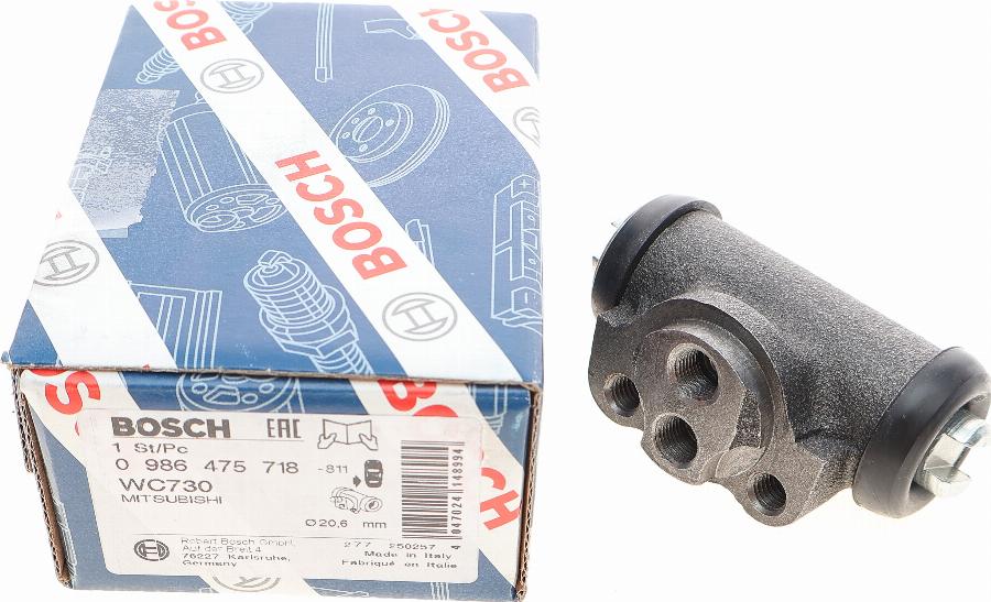 BOSCH 0 986 475 718 - Колесный тормозной цилиндр abcparts.ee