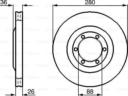 BOSCH 0 986 478 437 - Тормозной диск abcparts.ee