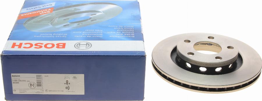 BOSCH 0 986 478 574 - Тормозной диск abcparts.ee