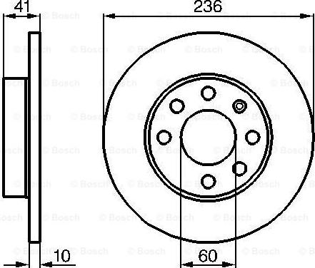 BOSCH 0 986 478 080 - Тормозной диск abcparts.ee
