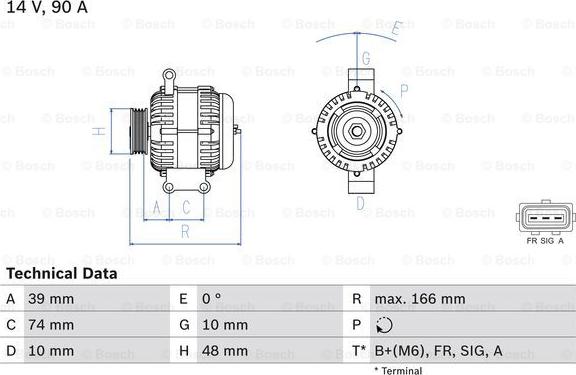 BOSCH 0 986 049 980 - Генератор abcparts.ee