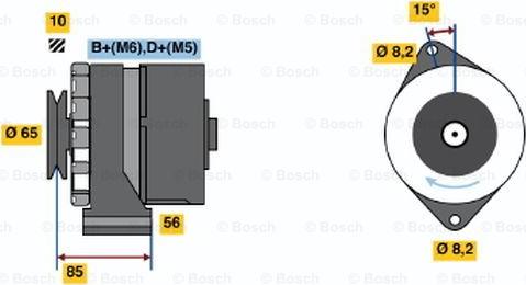 BOSCH 0 986 030 920 - Генератор abcparts.ee