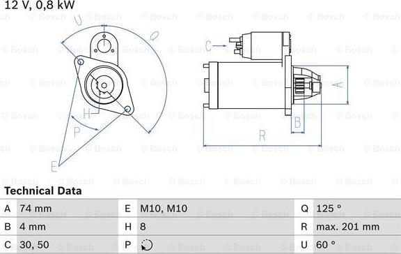 BOSCH 0 986 029 200 - Стартер abcparts.ee